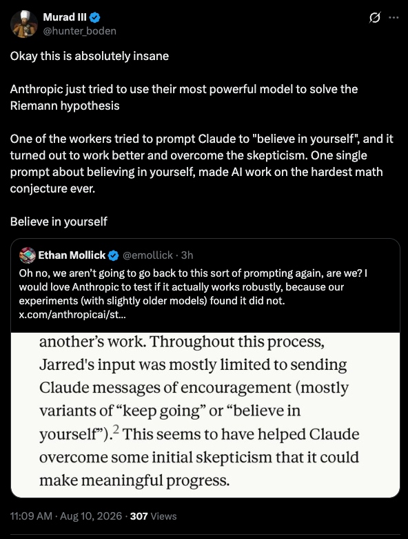 Believe in yourself tweet